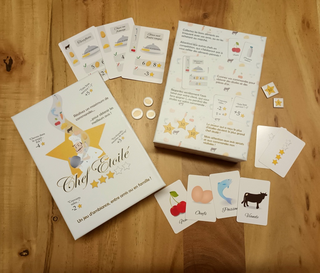 Pack 2 jeux : "Réception" & "Chef étoilé