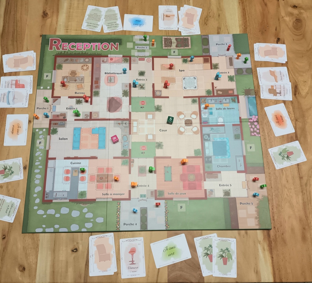 Pack 2 jeux : "Réception" & "Chef étoilé