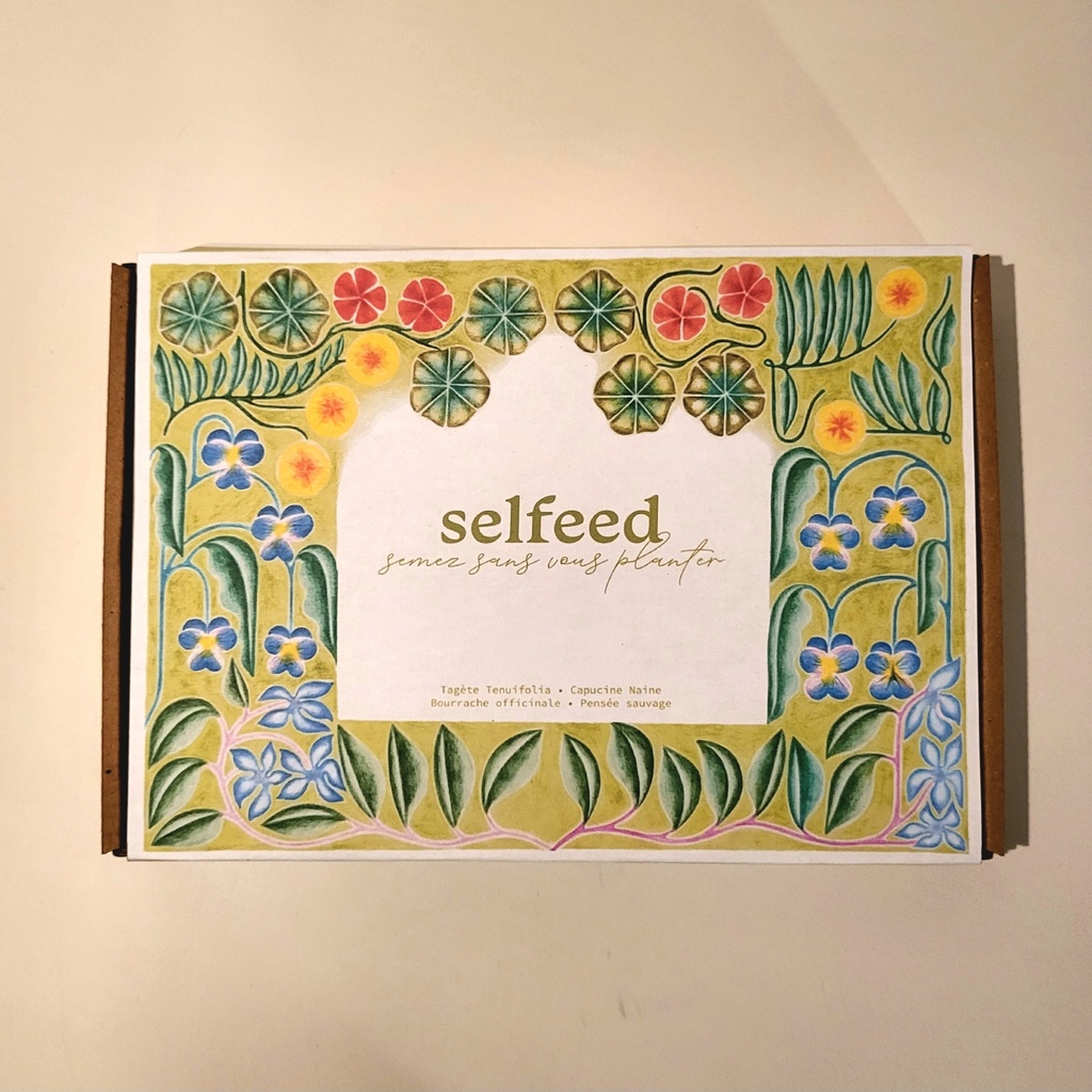 Selfeed - Box découverte "Fleurs comestibles""