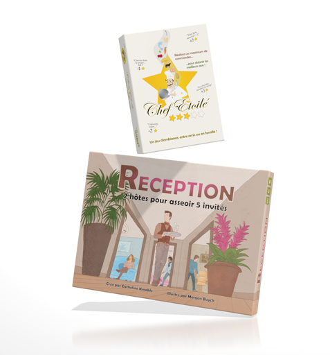 [202305] CaKi Games - Pack 2 jeux : "Réception" & "Chef étoilé